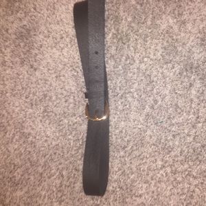 Black and gold belt